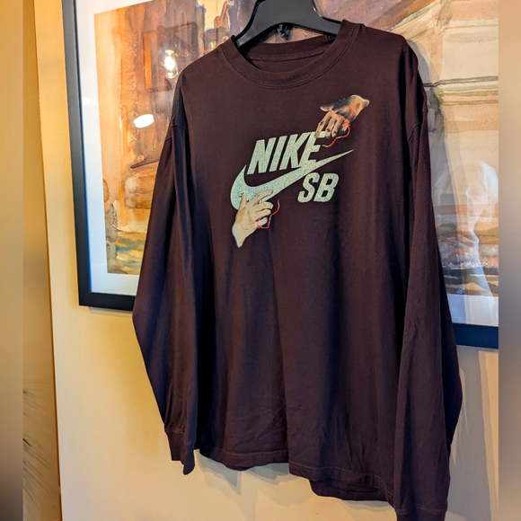 NIKE Long Sleeve TShirt M - Picture 4 of 15